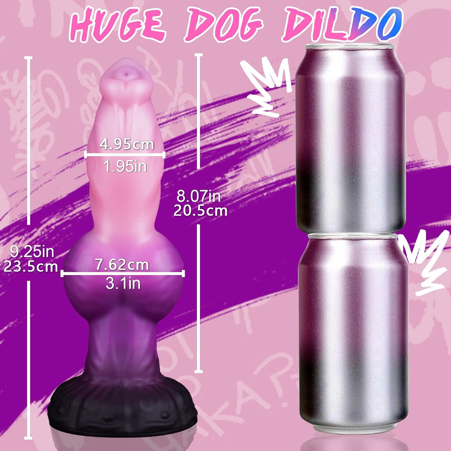 Mythic Ridge – Silicone Dildo | Suction Base, Ridge, Mythic, Fantasy - Image 2