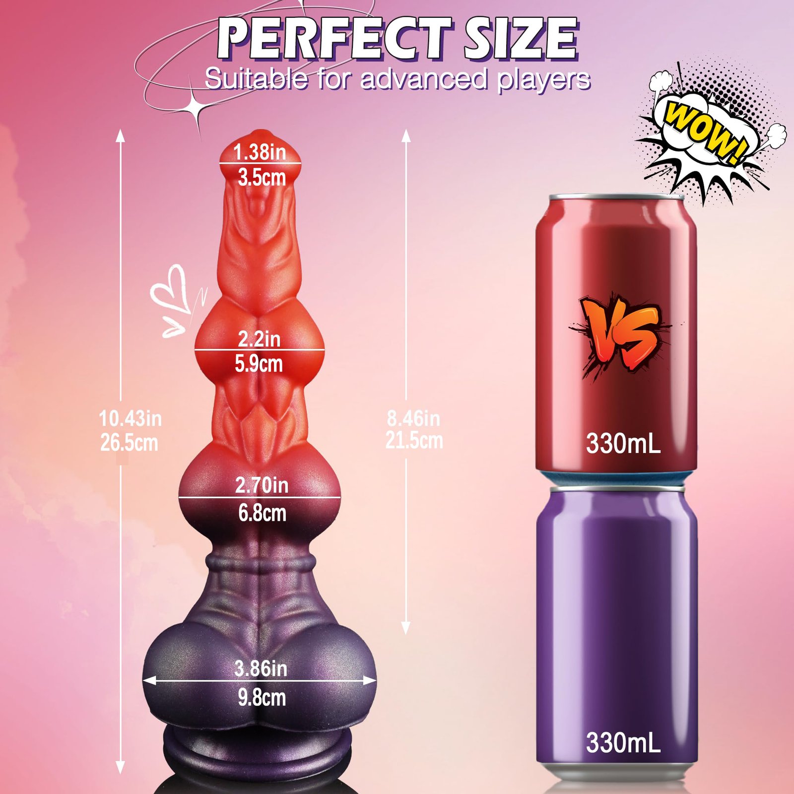 Nebula Spiral – Silicone Alien Dildo | Suction Base, Spiral, Nebula - Image 13