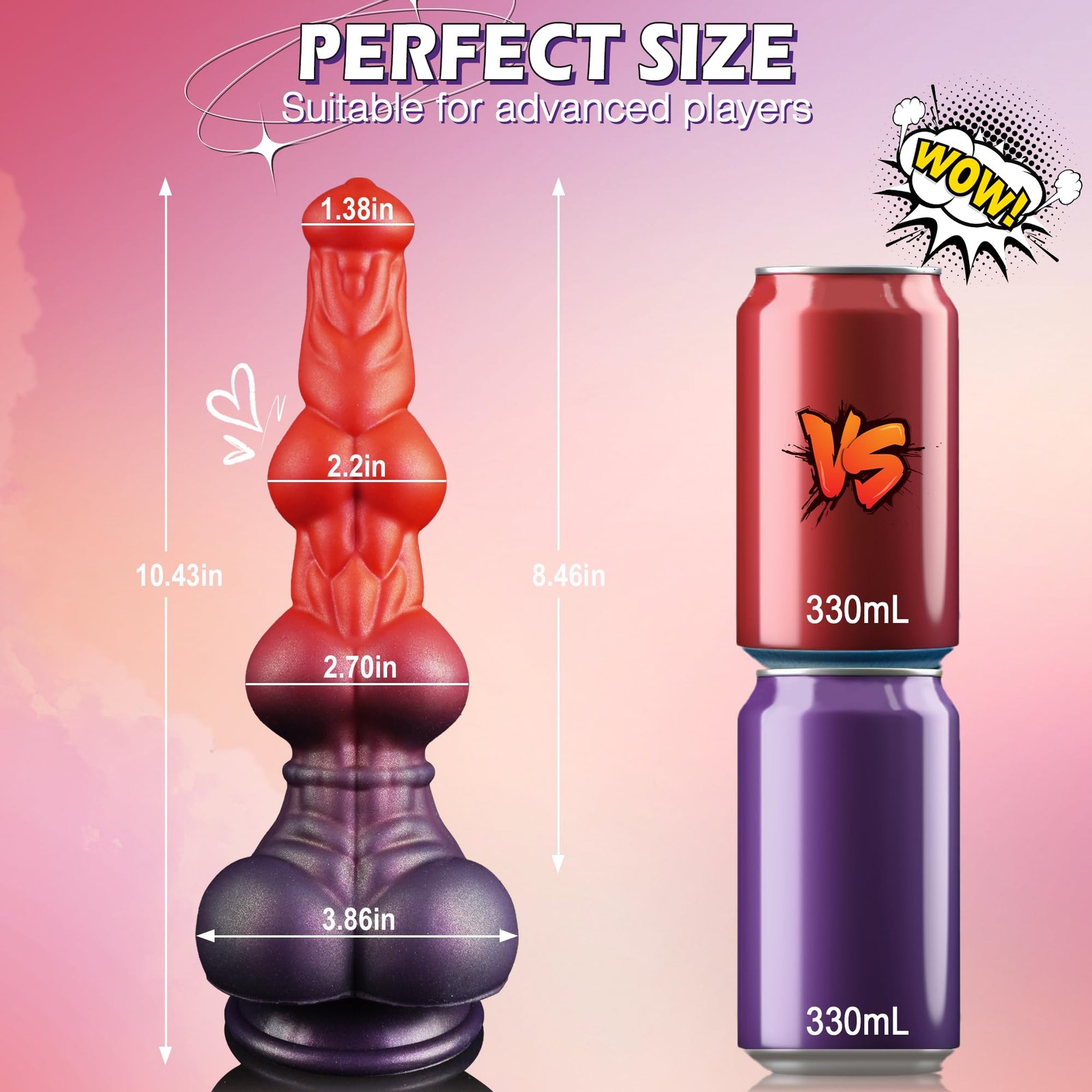 Nebula Spiral – Silicone Alien Dildo | Suction Base, Spiral, Nebula - Image 17