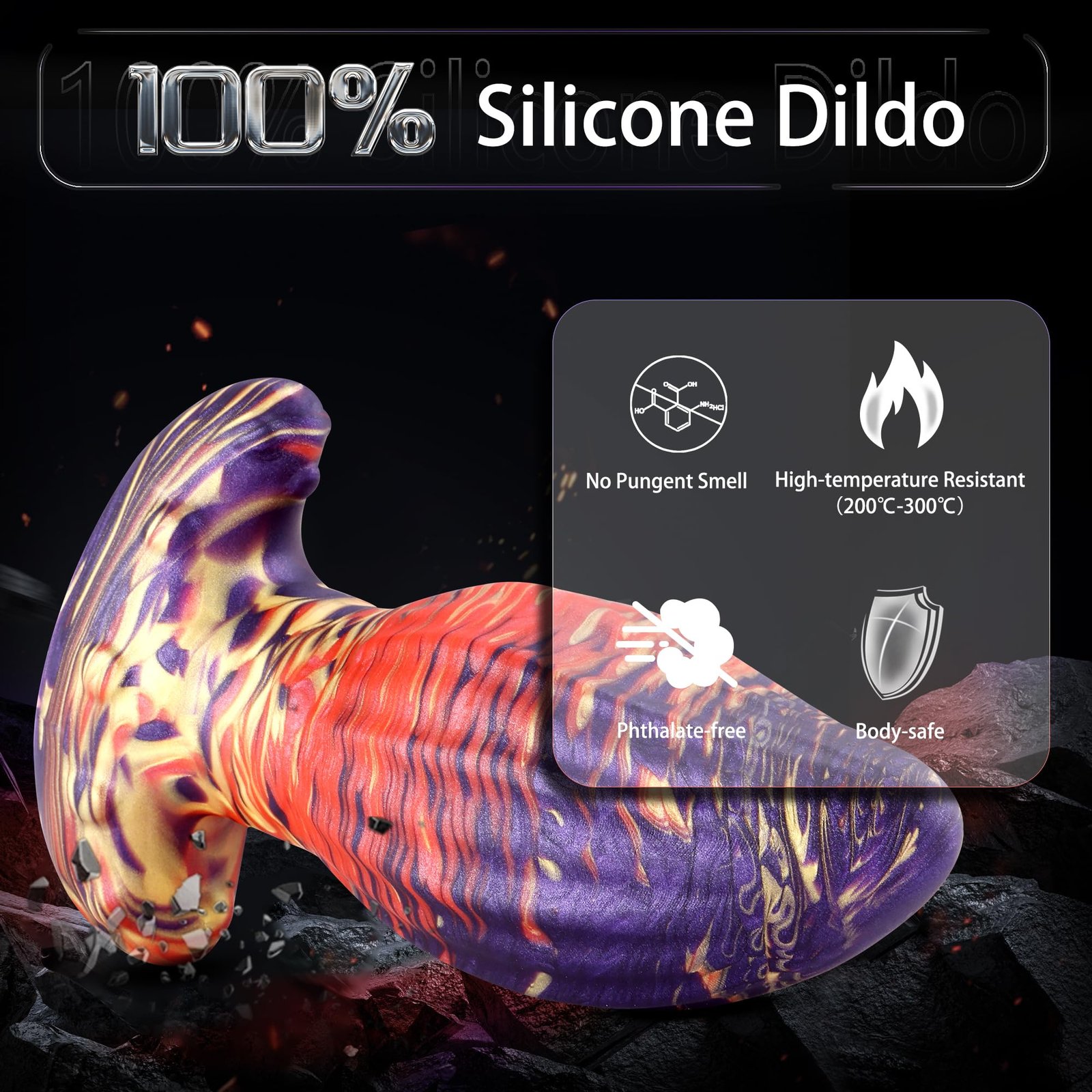 Tail Elf – Silicone Dildo | Gradient, Purple, Fantasy Mutanttoys - Image 2