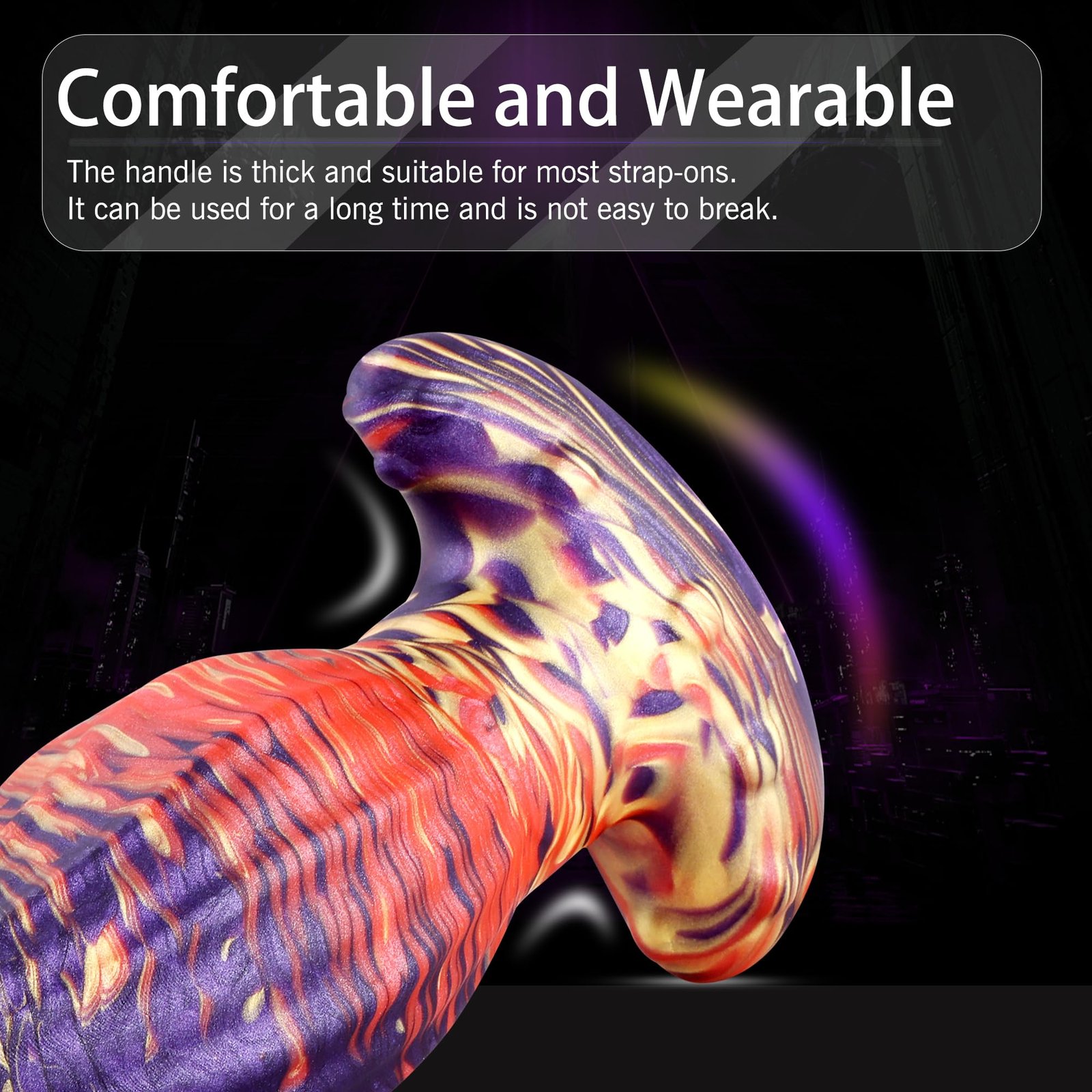 Tail Elf – Silicone Dildo | Gradient, Purple, Fantasy Mutanttoys - Image 3