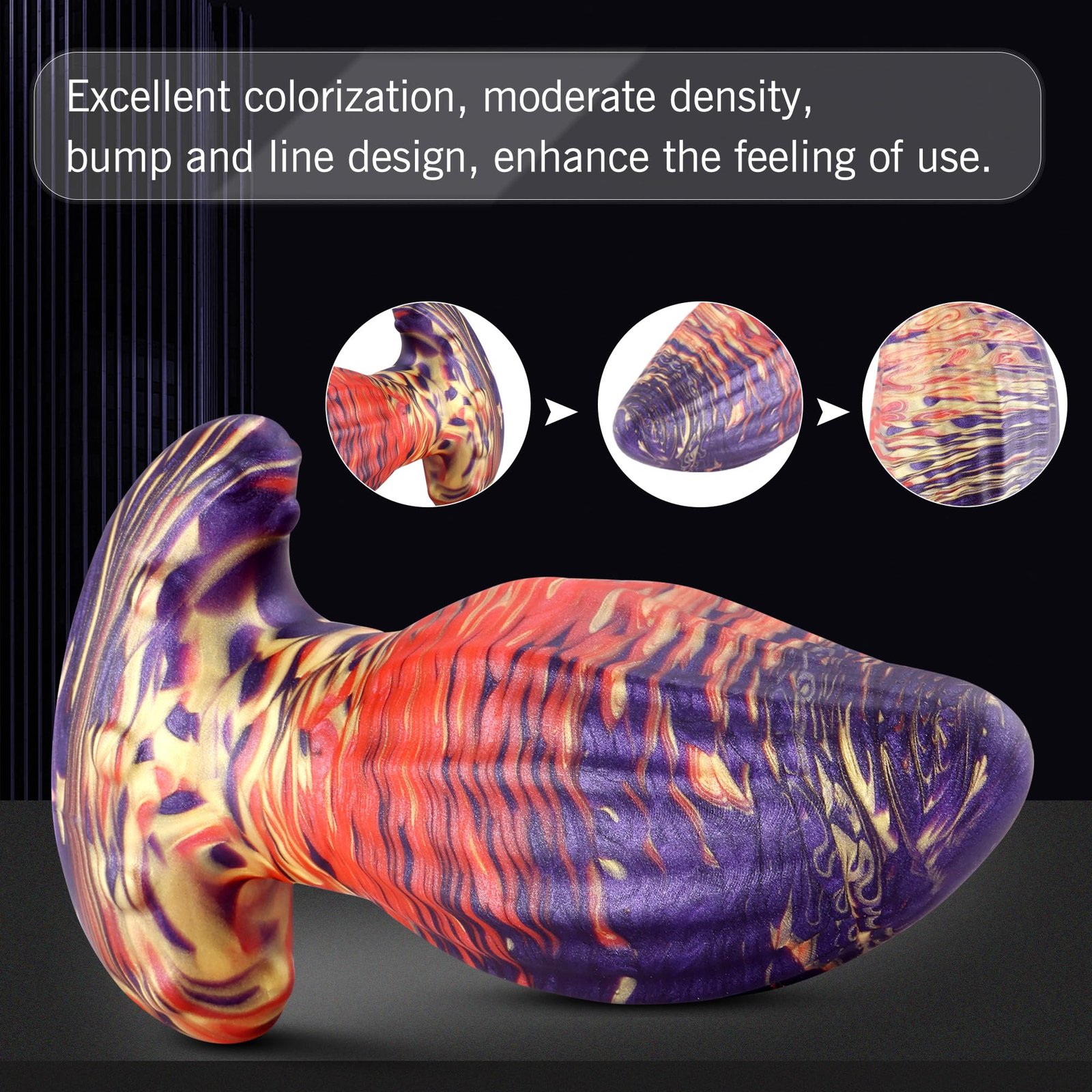 Tail Elf – Silicone Dildo | Gradient, Purple, Fantasy Mutanttoys - Image 4