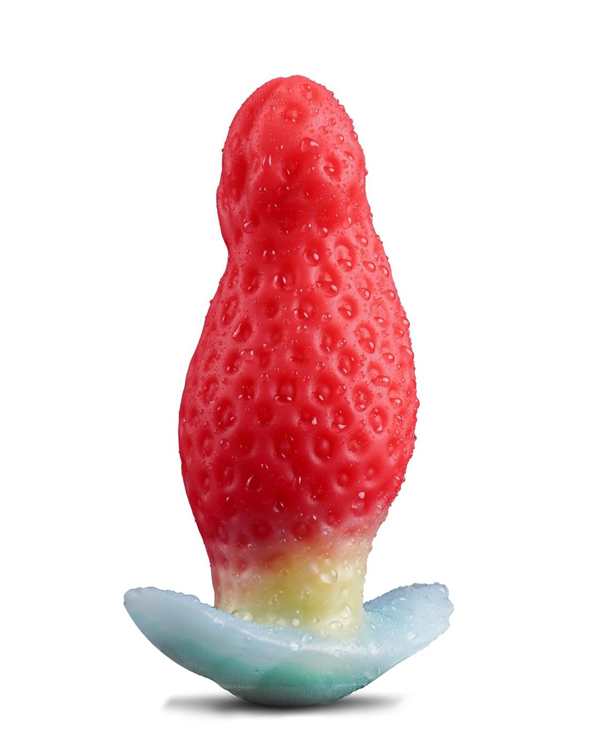 Sweet Berry – Silicone Dildo | Body-Safe, Gradient, Strawberry, Crimson - Image 4