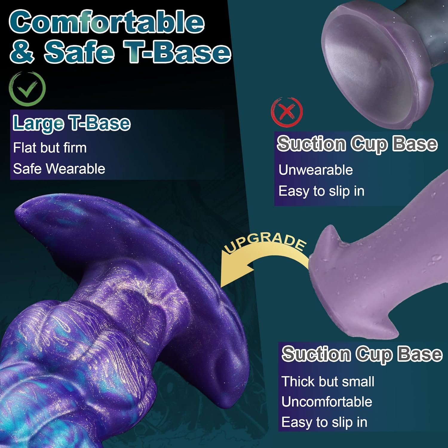 Bart – Liquid Silicone Dildo | Spiral, Gradient, Ocean Mutanttoys - Image 15