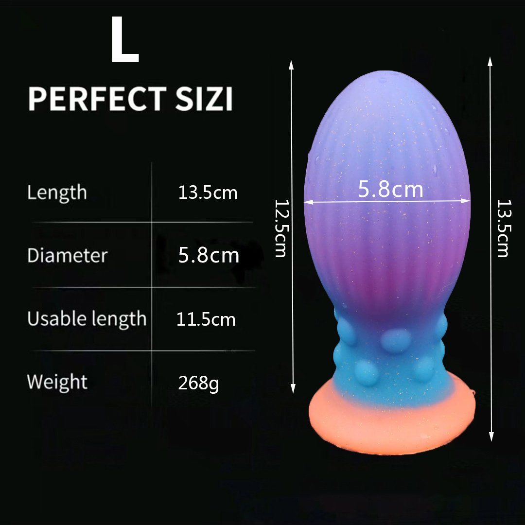 Neon Egg Exotic Liquid Silicone 'Bulb' Fantasy Plug - Image 14