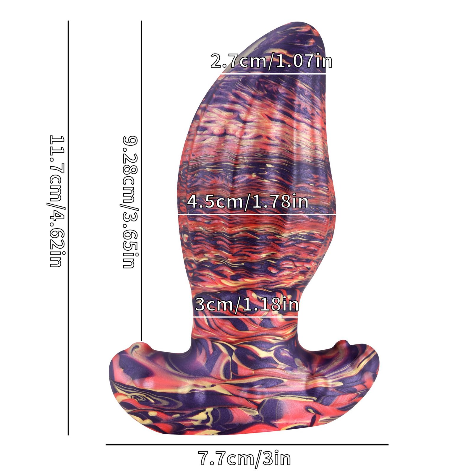 Tail Elf – Silicone Dildo | Gradient, Purple, Fantasy Mutanttoys - Image 7