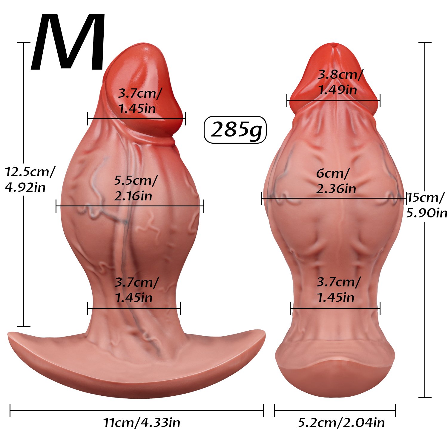 Alien Vein Liquid Silicone Anal Plug - Image 17