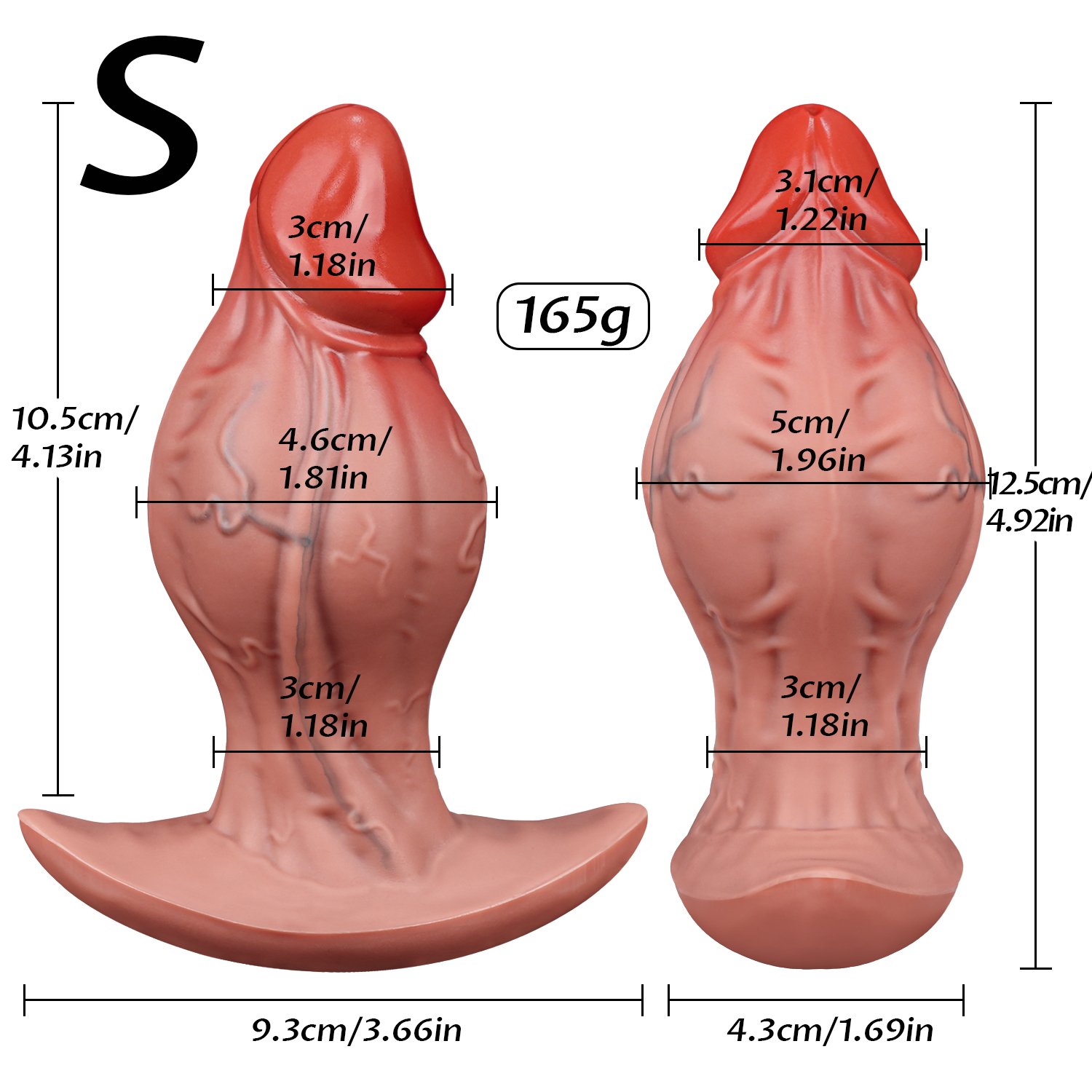 Alien Vein Liquid Silicone Anal Plug - Image 18