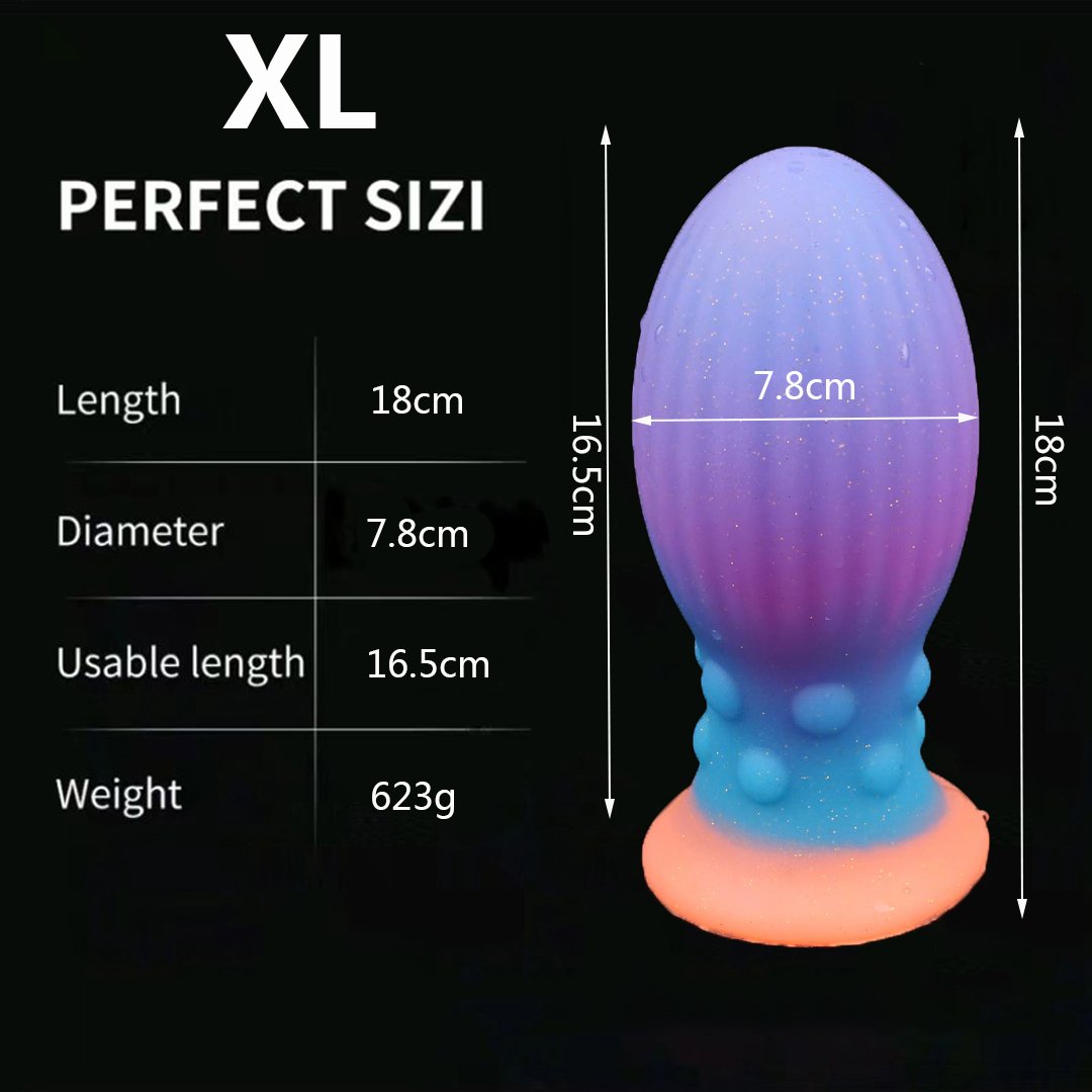 Neon Egg Exotic Liquid Silicone 'Bulb' Fantasy Plug - Image 17