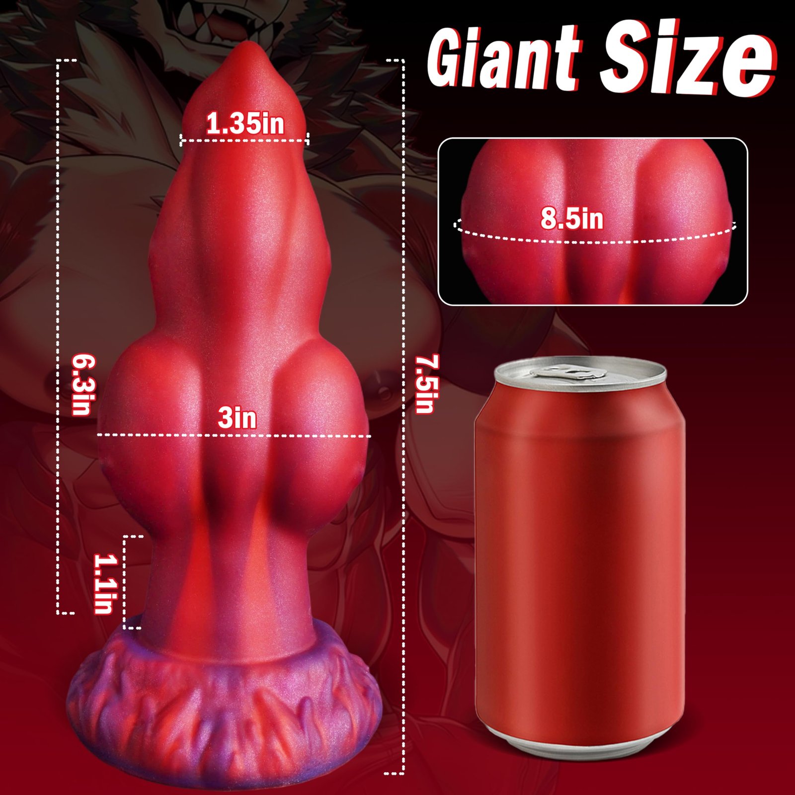 The Megatron Titan – Liquid Silicone Alien Dildo | Knotted, Cyber - Image 8
