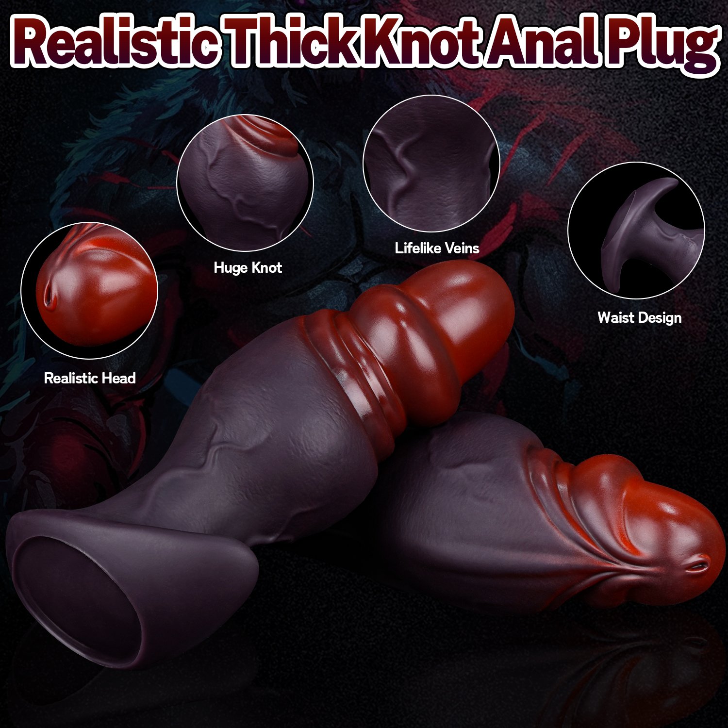 XenoMorph Liquid Silicone Anal Plugs - Image 7