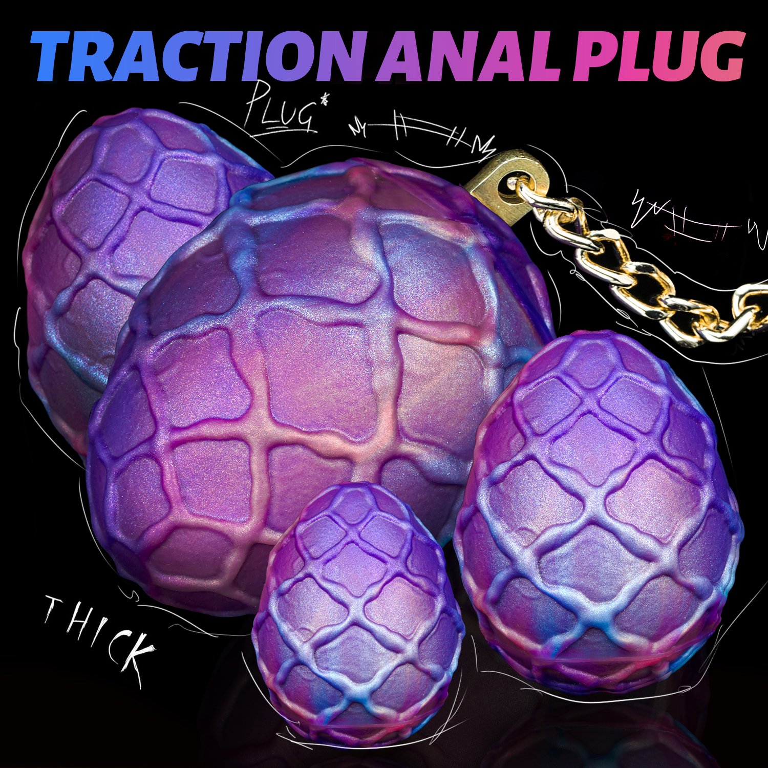 Alien-Inspired Egg Anal Plug - Image 6