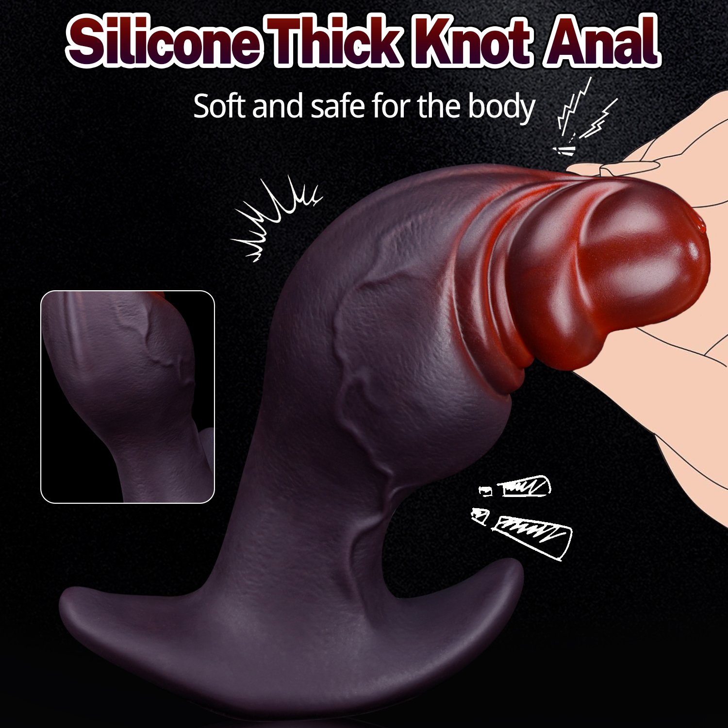 XenoMorph Liquid Silicone Anal Plugs - Image 9