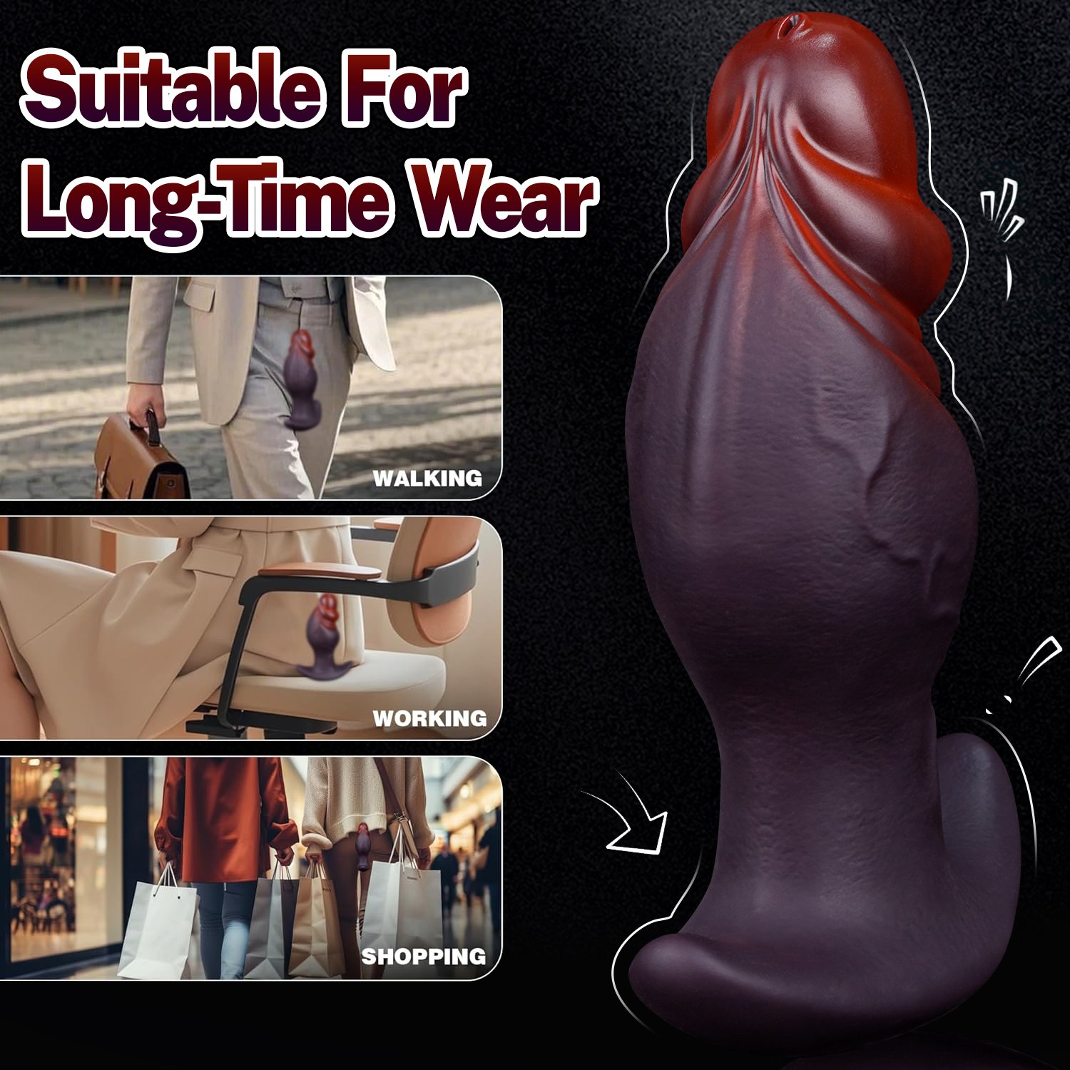XenoMorph Liquid Silicone Anal Plugs - Image 10