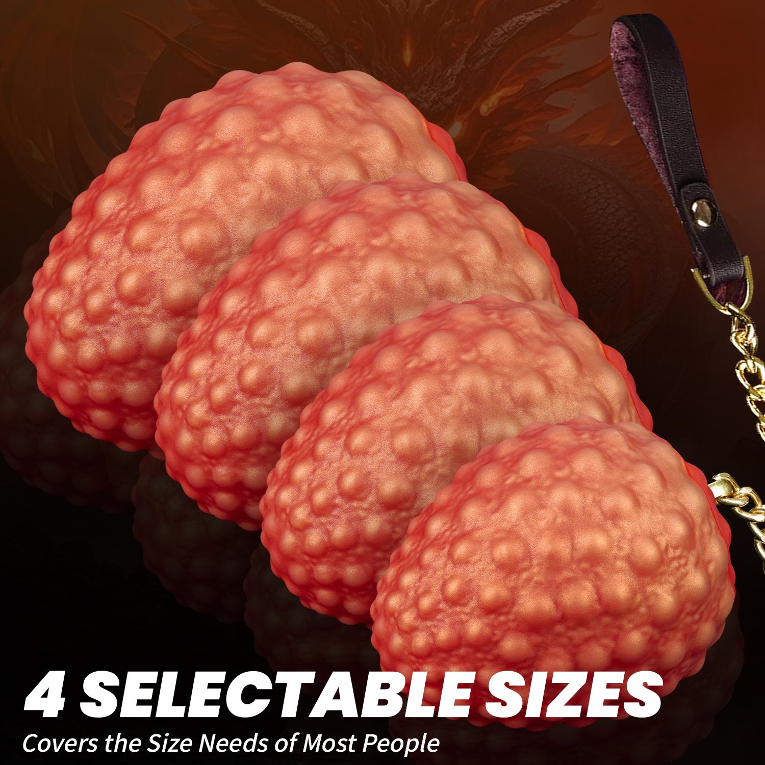 Premium Liquid Silicone Textured Massage Egg - Image 16