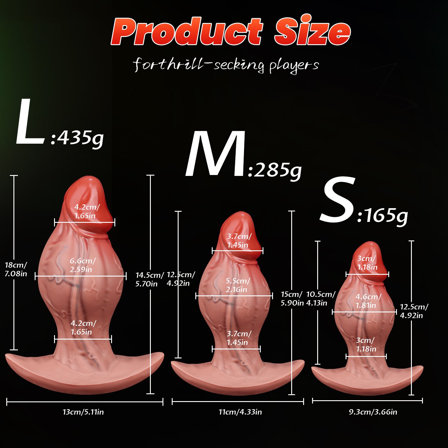 Alien Vein Liquid Silicone Anal Plug - Image 15