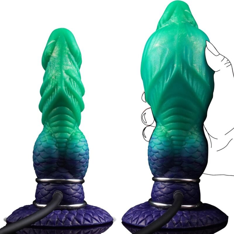Gradient Inflatable – Silicone Inflatable Dildo | Gradient, Green