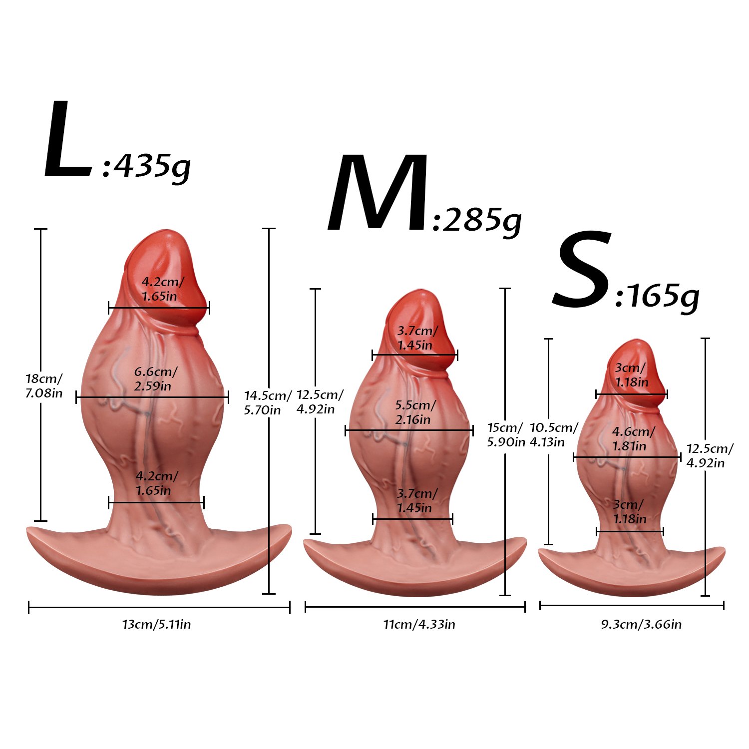Alien Vein Liquid Silicone Anal Plug - Image 8