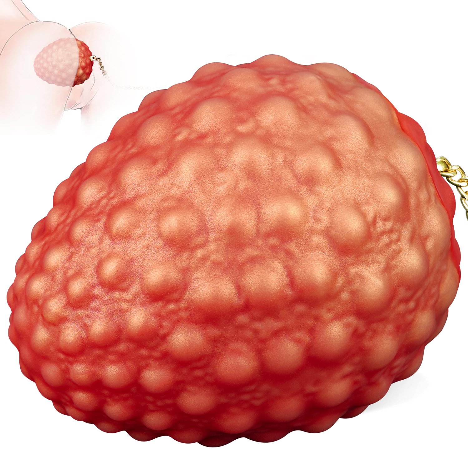 Premium Liquid Silicone Textured Massage Egg