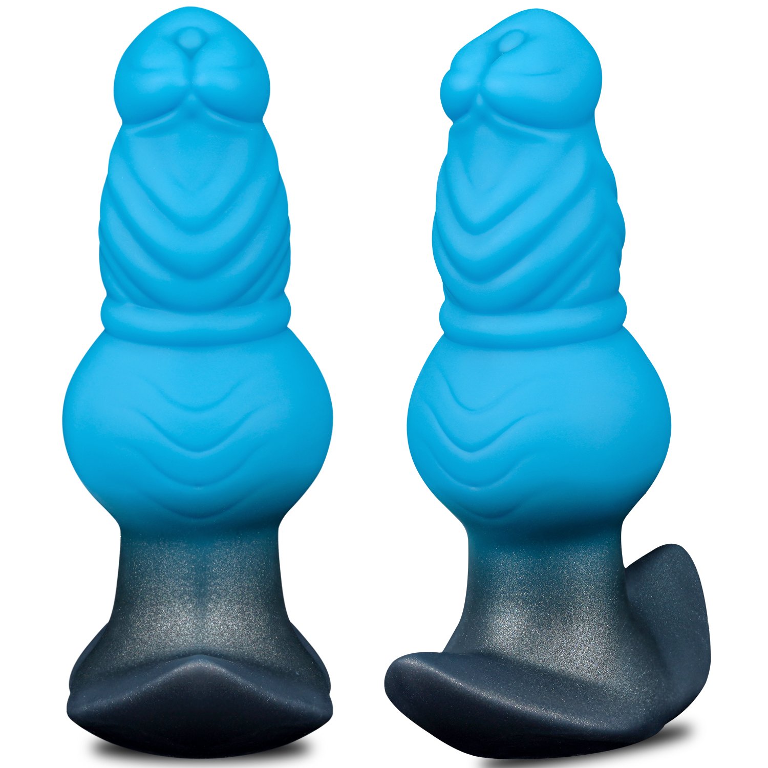 The Blue Evolution Premium Liquid Silicone Dildo - Image 4