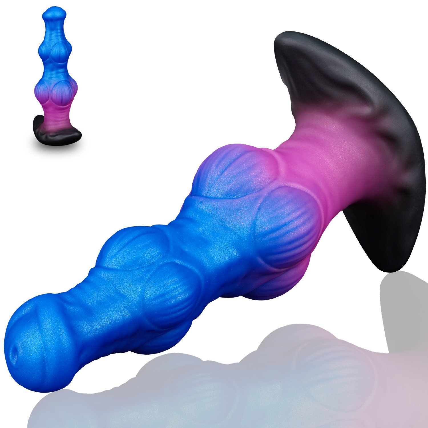 Xeno-Sensation: The Tri-Phase Premium Liquid Silicone Dildo - Image 3