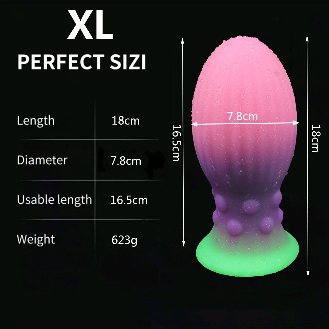 Neon Egg Exotic Liquid Silicone 'Bulb' Fantasy Plug - Image 8