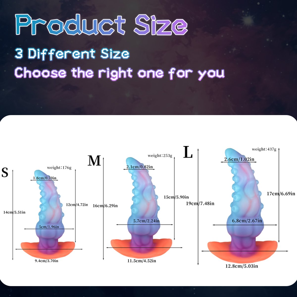 Bart – Liquid Silicone Dildo | Spiral, Gradient, Ocean Mutanttoys - Image 4